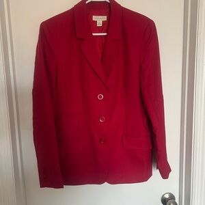 Jones New York Women's Red Blazer